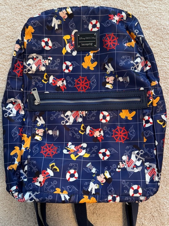Disney Handbags - Disney Navy Blue Sailor Mickey & Friends Backpack